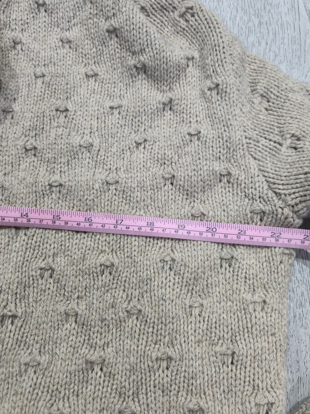 Vince Tuck Stitch Yak Wool Cardigan Taupe Shawl Collar S - Picture 13 of 15